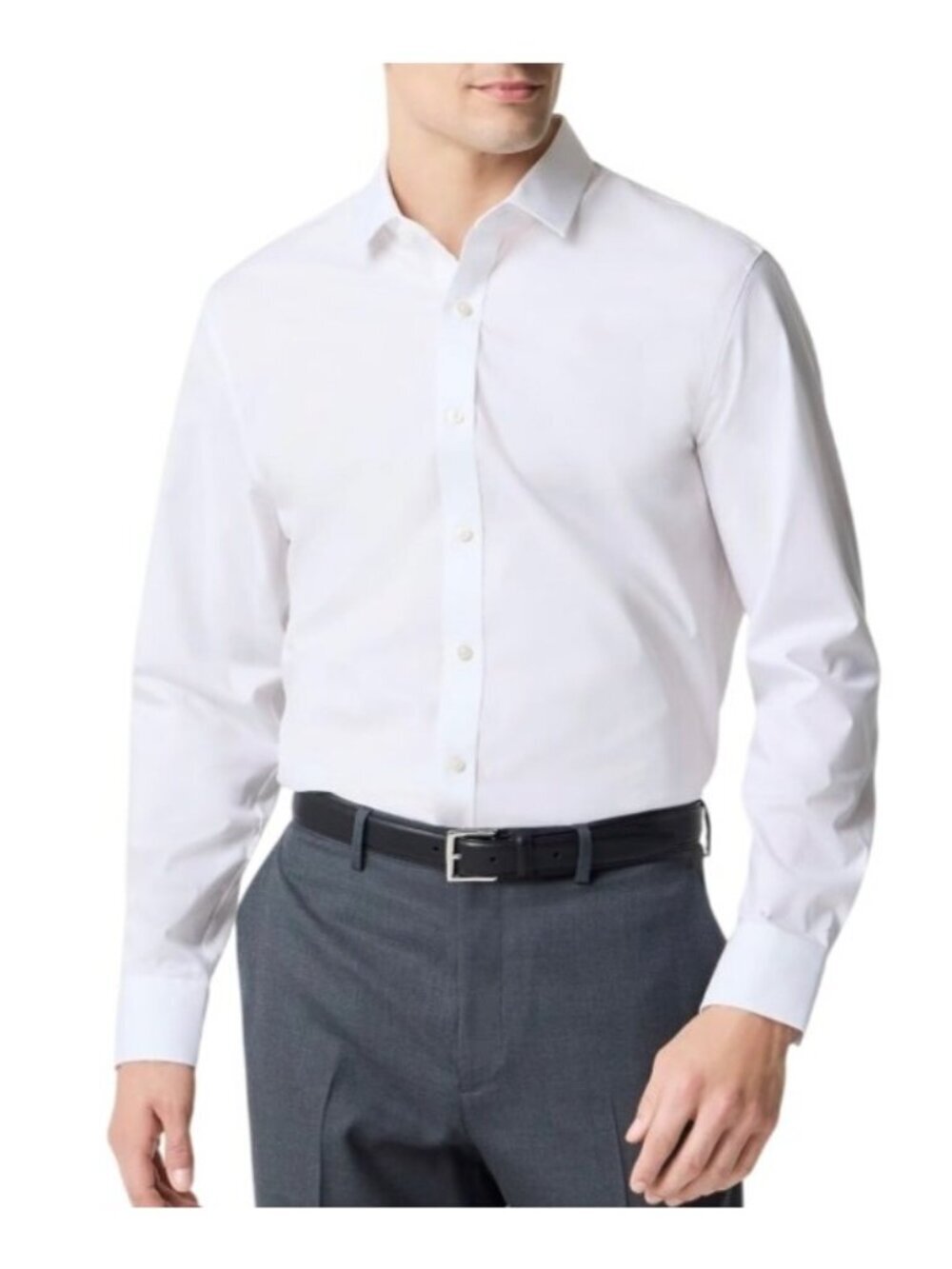 J Crew Mens Wrinkle-Free Dress Shirt~Size M 15-15.5~White Slim Fit NWT L17 25